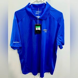 Royal blue Nike Torrey Pines Dri-Fit Tour Performance polo. NWT.